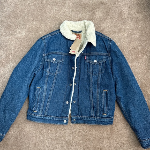 Levi Original Sherpa Trucker Jacket - Picture 3 of 7
